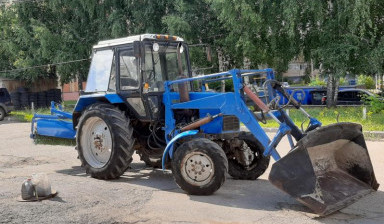 Услуги трактора мтз с щеткой в Чебоксарах