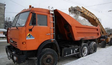 Объявление от Василий: «Вывоз грунта, снега, самосвал Камаз» 1 фото