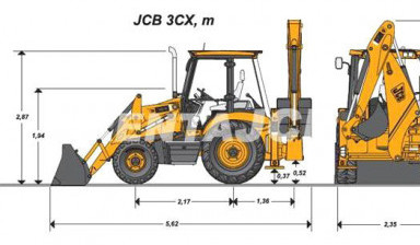 Аренда челюстного трактора JCB 3 cx