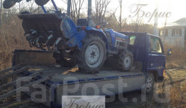 Объявление от Борис: «Услуги мини трактора . Вспахать землю трактором.» 4 фото