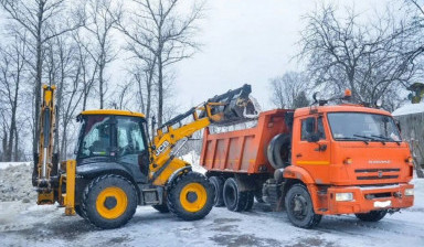 Объявление от Компания: «Вывоз снега, грунта, мусора круглосуточно» 1 фото