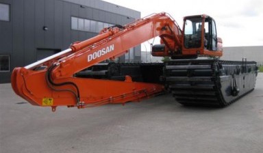 Объявление от Альфа Транс: «Аренда экскаватора амфибии  doosan» 1 фото