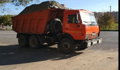 Грузоперевозки. Доставка сыпучих грузов.   samosval-20-tonn
