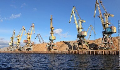 Порт Рыбинск. Песок, щебень, гравий, шлак