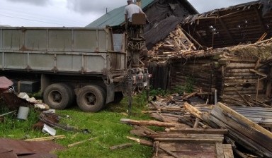 Демонтаж домов, сарая, вывоз мусора Кострома.  в Красном-на-Волге