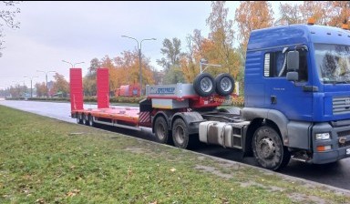 Объявление от Ставпец Александр Александрович: «Аренда трала перевозка спецтехники, оборудования.» 1 фото