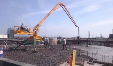 Услуги стационарного бетононасоса
