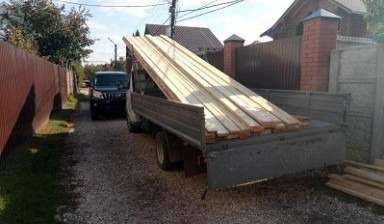 Объявление от Евгений: «Грузоперевозки до 6 м, открытый бортовой грузовик.» 1 фото