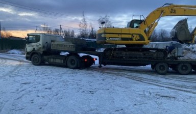 Объявление от Алексей: «Перевозка спецтехники, грузов тралом 25 т.» 4 фото