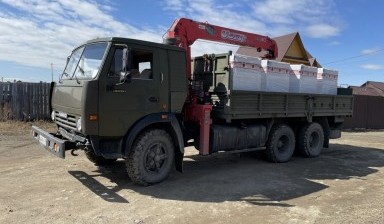 Кран-Борт, манипулятор в Иркутске, перевозка 10 т.