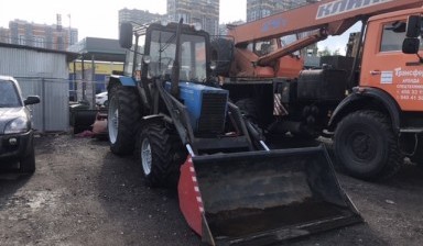Аренда трактора мтз щетка ковш отвал в Санкт-Петербурге (СПб) man