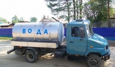 Доставка воды на стройки, водовоз Красноярск