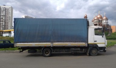 Грузоперевозки до 5 тонн, грузовая машина Москва.