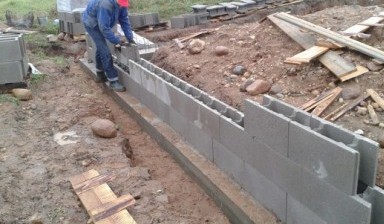 Объявление от Ильдар: «Строительство стен Шлакоблок» 1 фото
