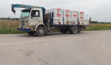 Объявление от Вячеслав: «Манипулятор Псков, перевозка с погрузкой 10 тонн.» 1 фото