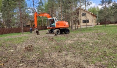 Объявление от Резчиков Дмитрий Анатольевич: «Услуги полноповоротный экскаватор Сергиев Посад kolesnye» 4 фото