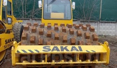 Услуги японского грунтового виброкатка Sakai