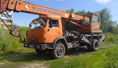 Объявление от Александр: «Услуги крана 16 тонн, автокран Томск.» 1 фото