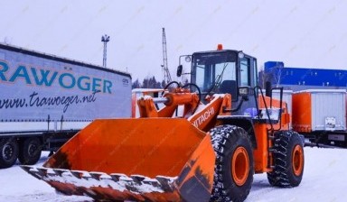 Объявление от Альфа-трейд: «Аренда фронтального погрузчика Hitachi LX 230» 1 фото