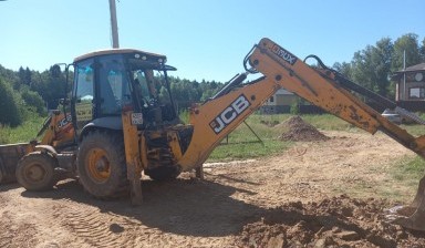 Объявление от Stroytehpushkino@mail.ru: «Аренда экскаватора-погрузчика jcb jcb» 4 фото