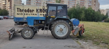 Аренда, уборка Трактор Мтз 82.1 отвал/щетка kommunalnii
