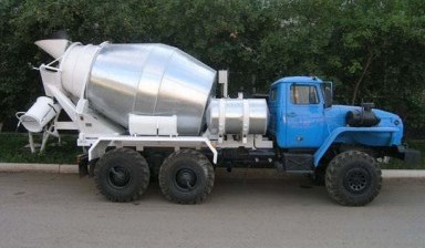 Доставка бетона автобетоносмесителем Урал