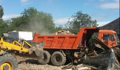 Объявление от АвтоСпецГрупп: «Вывоз строительного мусора, грунта погрузка Москва» 4 фото