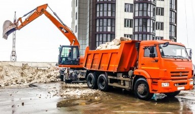 Вывоз снега строительного мусора и грунта погрузка