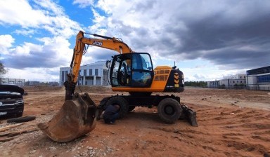 Аренда экскаватора JCB JS 160W