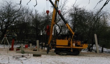 Объявление от Вадим: «Услуги сваебойной машины Байкал ДМ-1 svaeboj» 1 фото