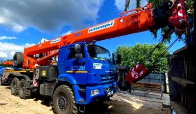 Объявление от СК ПРОМСТРОЙ: «Кран Клинцы 32 тонны, вездеход автокран Рыбинск.» 3 фото