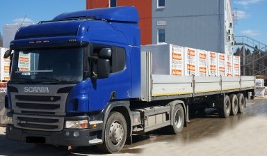 Перевозки грузов по области и РФ. Полуприцеп 30 т.