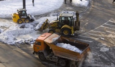 Вывоз снега самосвалами, бункерами Москва, МО