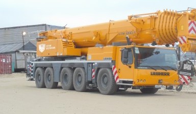 Объявление от АЛЬФАТРАНС: «Аренда автокрана 100 тонн Liebherr LTM-1100» 1 фото