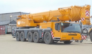 Объявление от АЛЬФАТРАНС: «Услуги Крана 100 тонн Liebherr LTM-1100» 1 фото