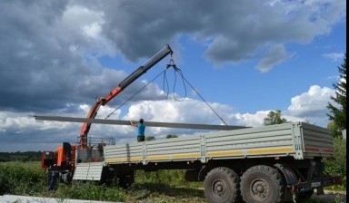 Объявление от Зарубин Александр Сафарович: «Манипулятор 6х6 20 тонн. Перевозка с кму.» 1 фото