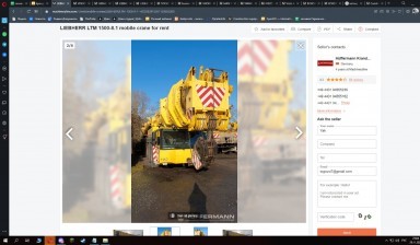 Объявление от Christina Arndt: «LIEBHERR LTM 1500-8.1 mobile crane for rent» 1 photos