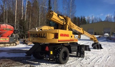 Объявление от Matthias Albert: «GRADALL XL 4300 wheel excavator for rent» 1 photos