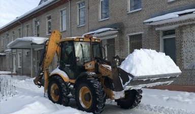 Объявление от Медведь Олег Андреевич: «Услуги экскаватора-погрузчика. Уборка снега. jcb» 1 фото