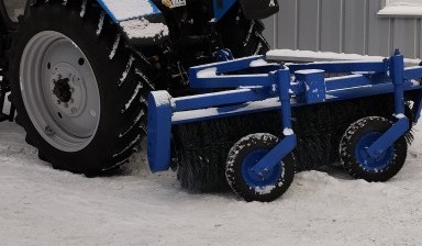 Трактор МТЗ. Отвал+щетка+ковш. Уборка снега.