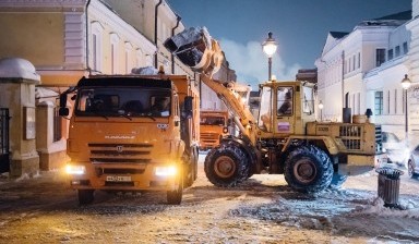 Объявление от Андрей: «Уборка и вывоз снега спецтехникой. Контейнеры.» 2 фото