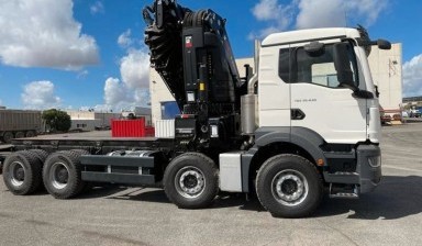 Объявление от Яков: «MAN TGS 35.470 platform truck for rent» 1 photos