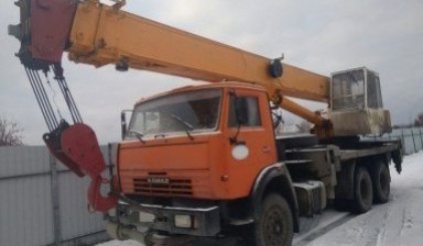 Объявление от Группа компаний Абсолют: «Автокран 25 тонн, 21 метр Самара с машинистом.» 1 фото