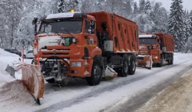 Опытный вывоз снега в Бурцево