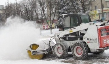 Объявление от Геворг: «Аренда мини-погрузчика, уборка и вывоз снега Омск» 1 фото