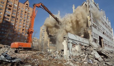 Демонтаж строений, домов Минск