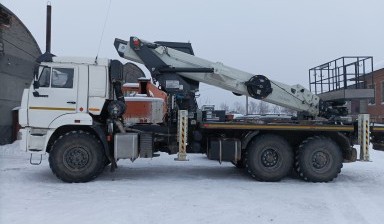 Объявление от ООО СтройПерспектива: «Автовышка в аренду teleskopicheskaja» 1 фото