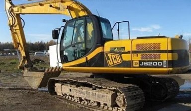 Объявление от Рент партнер: «АРЕНДА ГУСЕНИЧНОГО ЭКСКАВАТОРА JCB JS 200» 1 фото