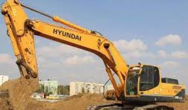 Объявление от ТриАрт-СМ: «Аренда экскаватора Hyundai 330 32 т ковш 1.7 м3» 1 фото