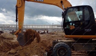 Объявление от Артур Шахбазян: «Аренда колесного экскаватора JCB JS 160W» 1 фото